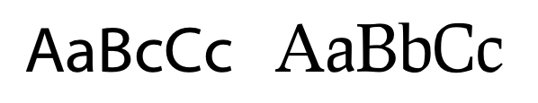 Serif/ Sans serif